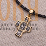 Православный крест "Господь Вседержитель. Иверская икона Божией Матери"